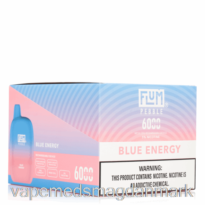 Vape Væske [10-pack] Flum Pebble 6000 Engangs
